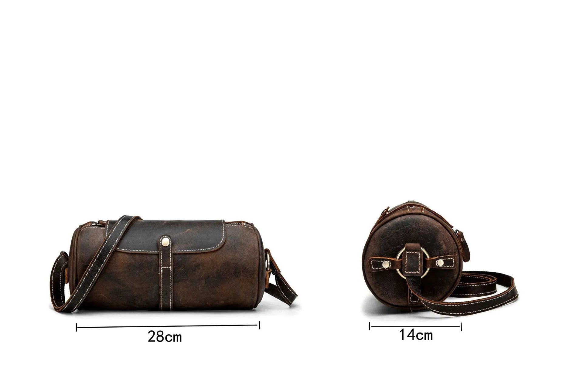 Cylinder One Shoulder Crossbody Simple Mini Pillow Bag