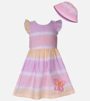 Cynthia Butterfly Dress with Hat