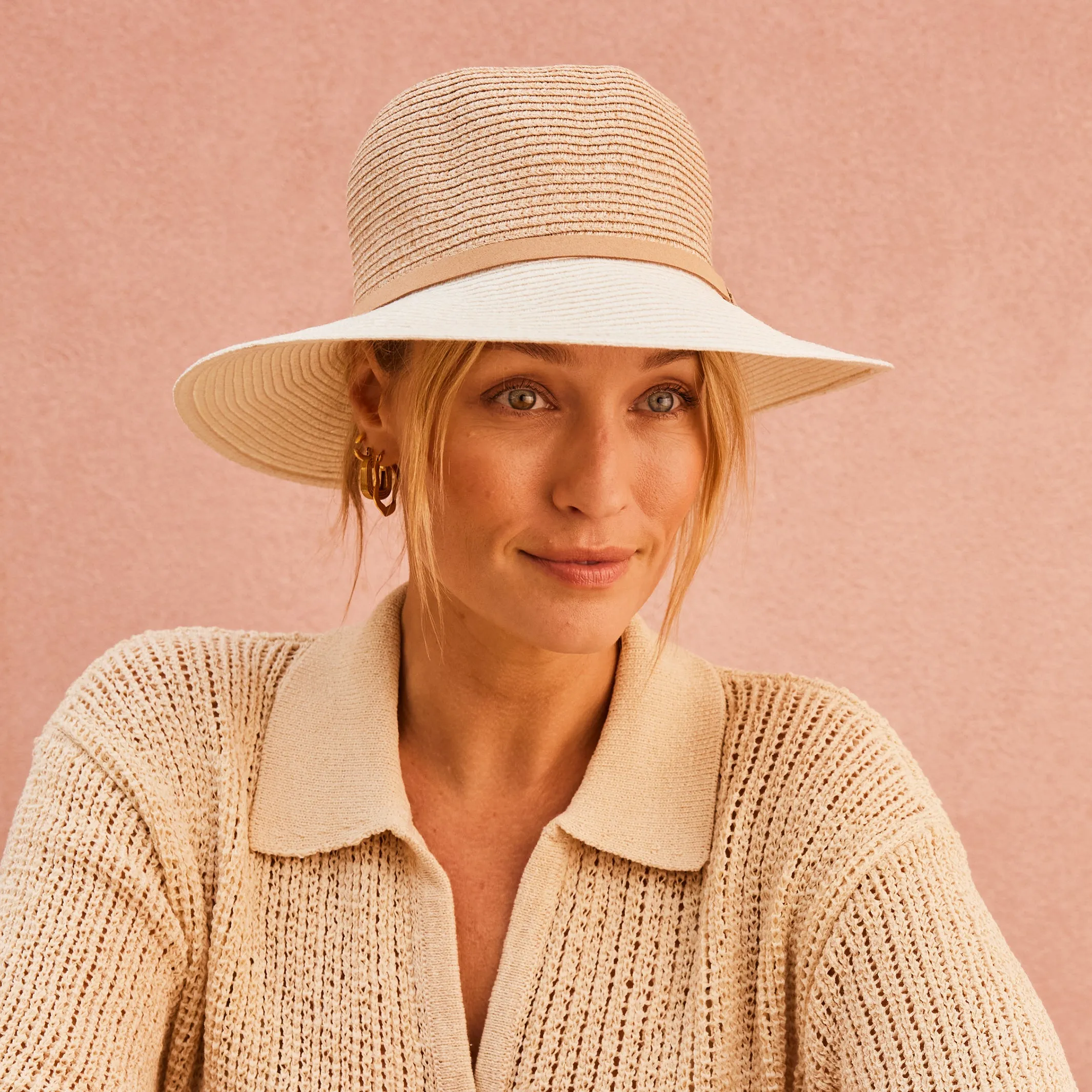 Daphne Bucket Hat - Wheat Ivory