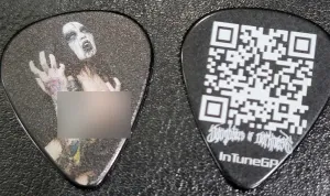 Daughters of Darkness Hannah Business Card Guitar Pick