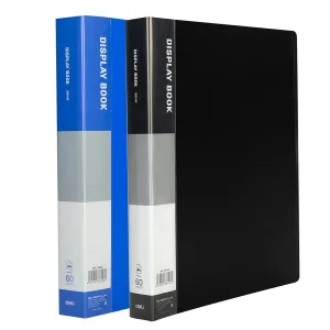 Deli Display Book A4 60 Pockets E38148