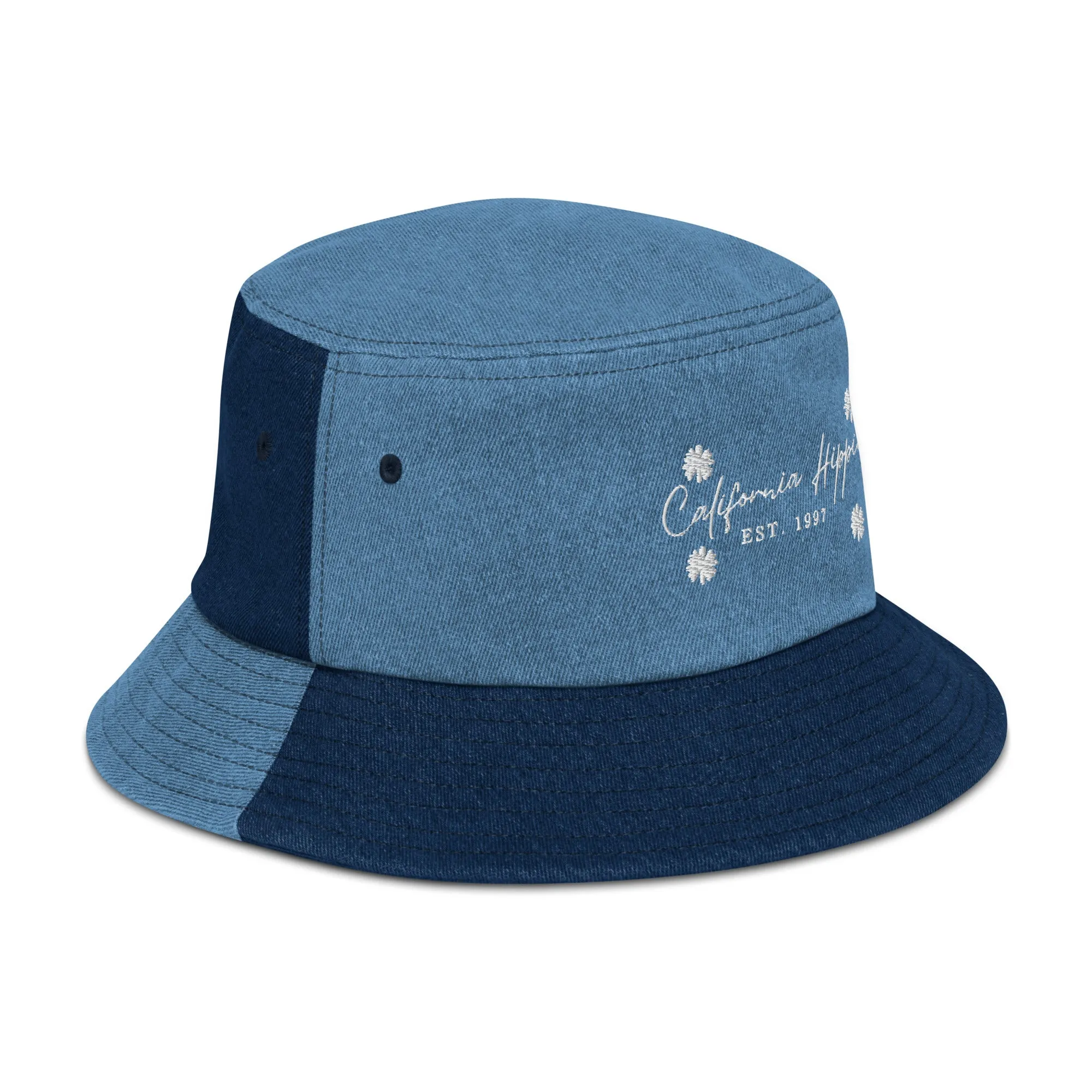 Denim California Hippie Bucket Hat