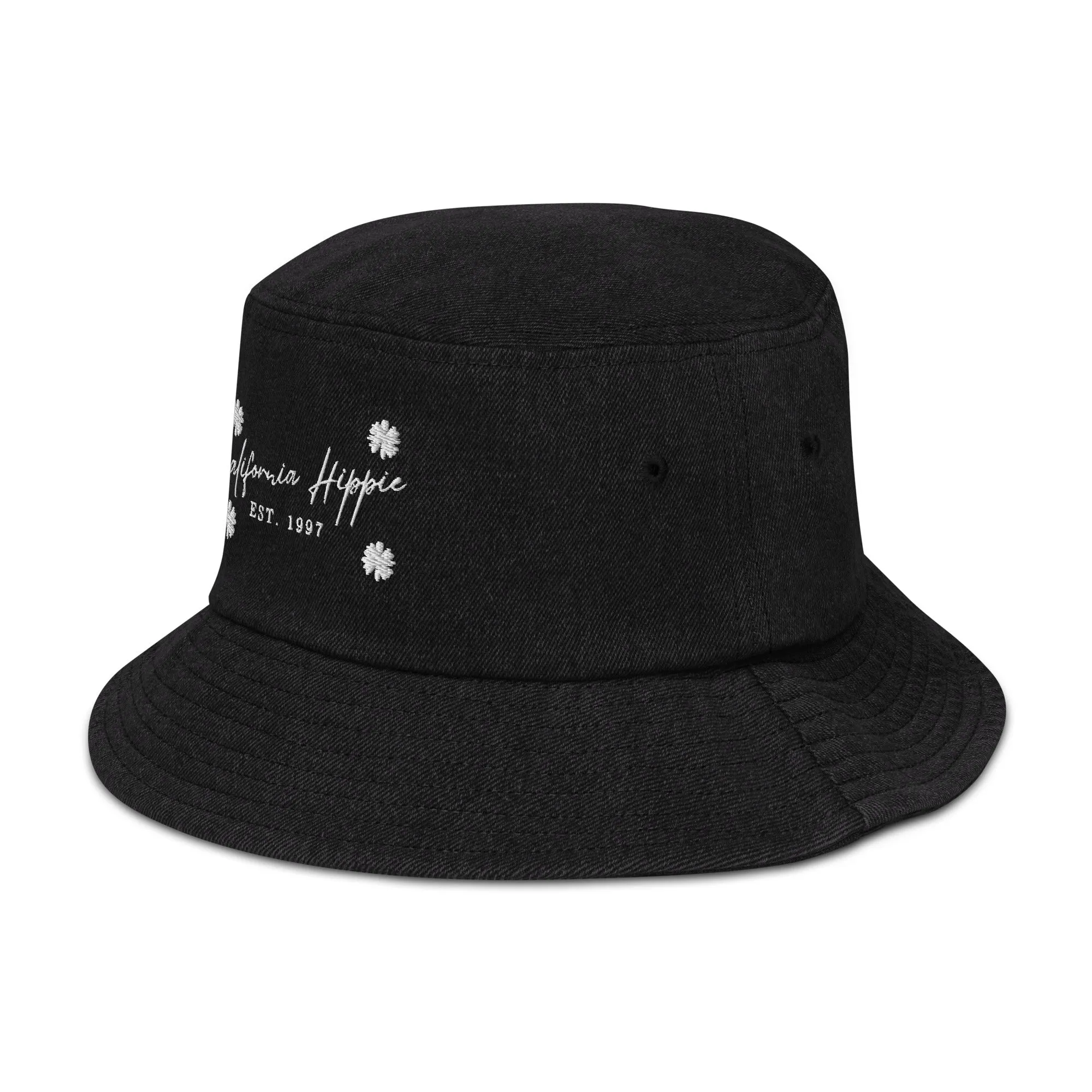 Denim California Hippie Bucket Hat