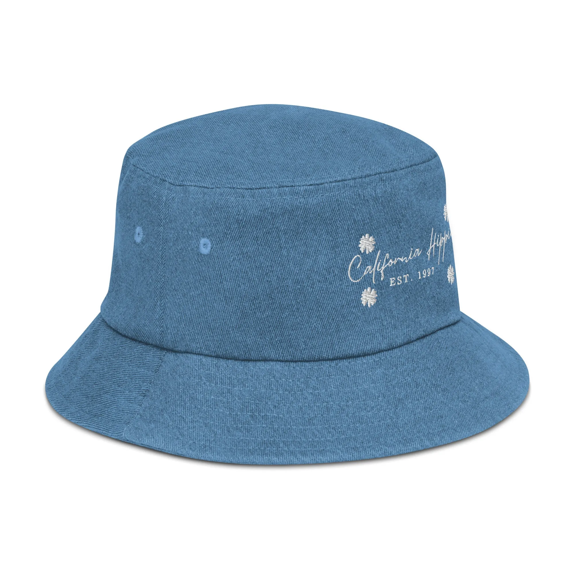 Denim California Hippie Bucket Hat