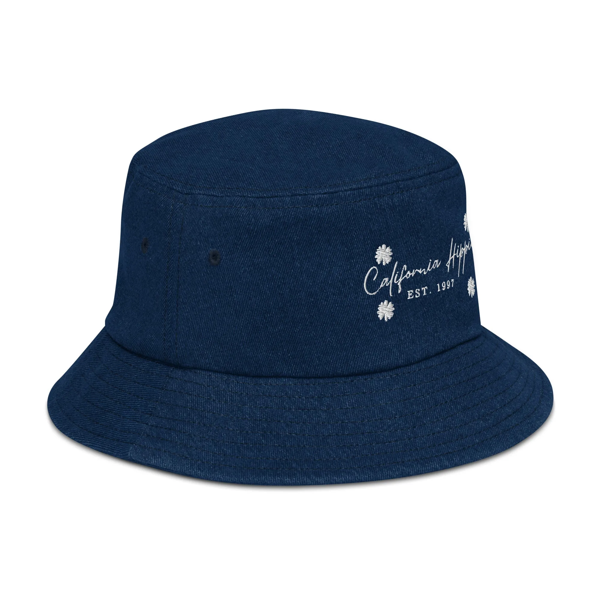Denim California Hippie Bucket Hat