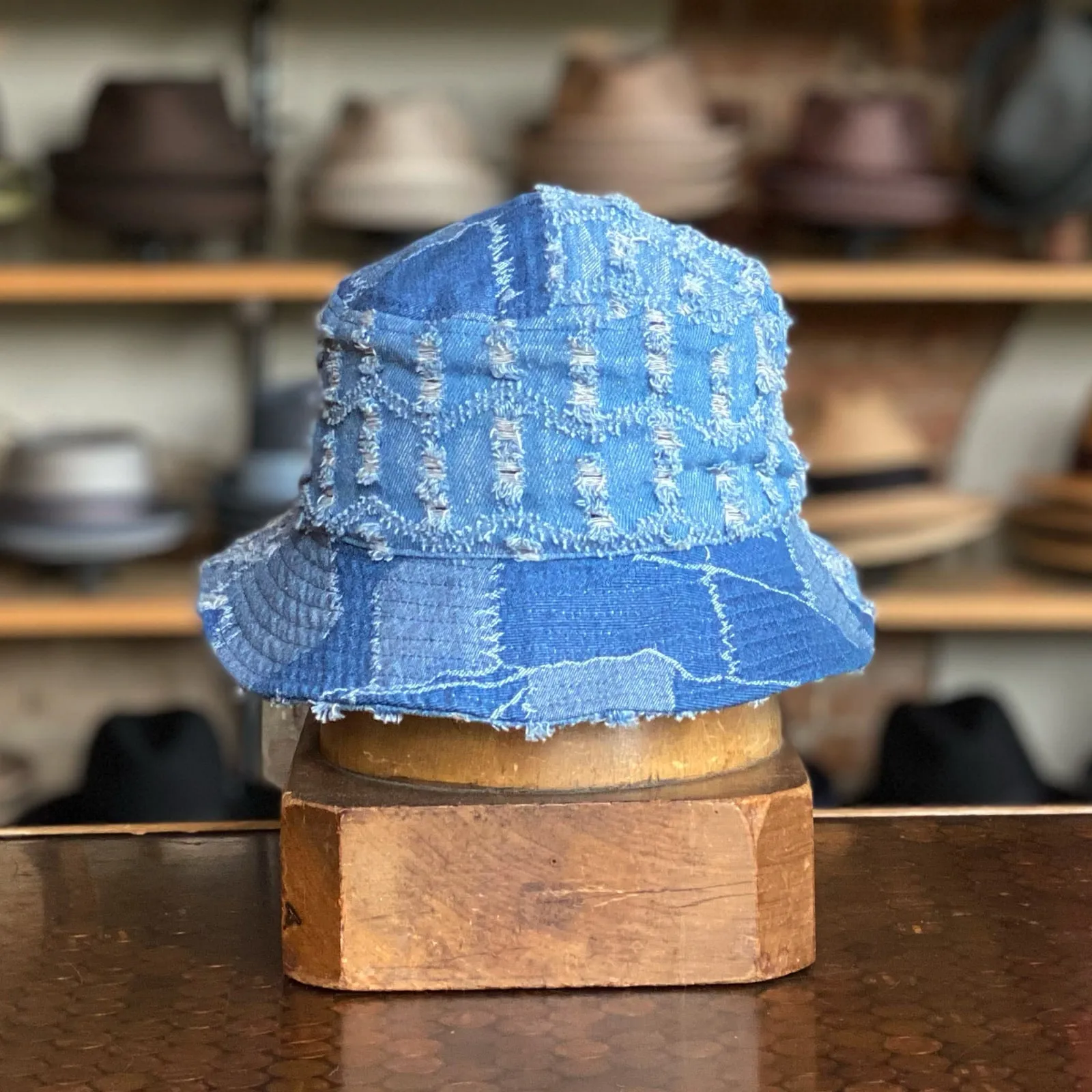 Denim Mashup Bucket Hat