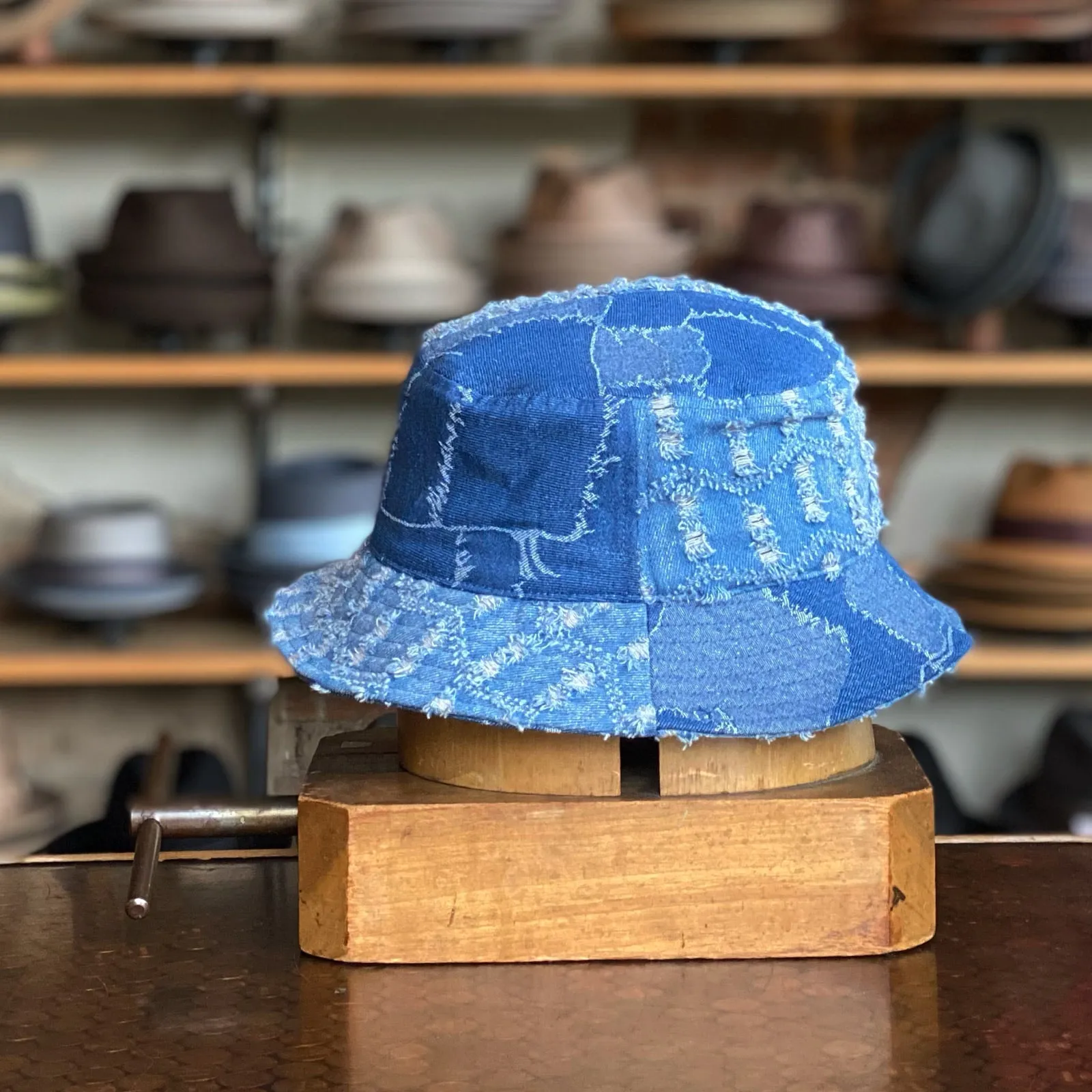 Denim Mashup Bucket Hat
