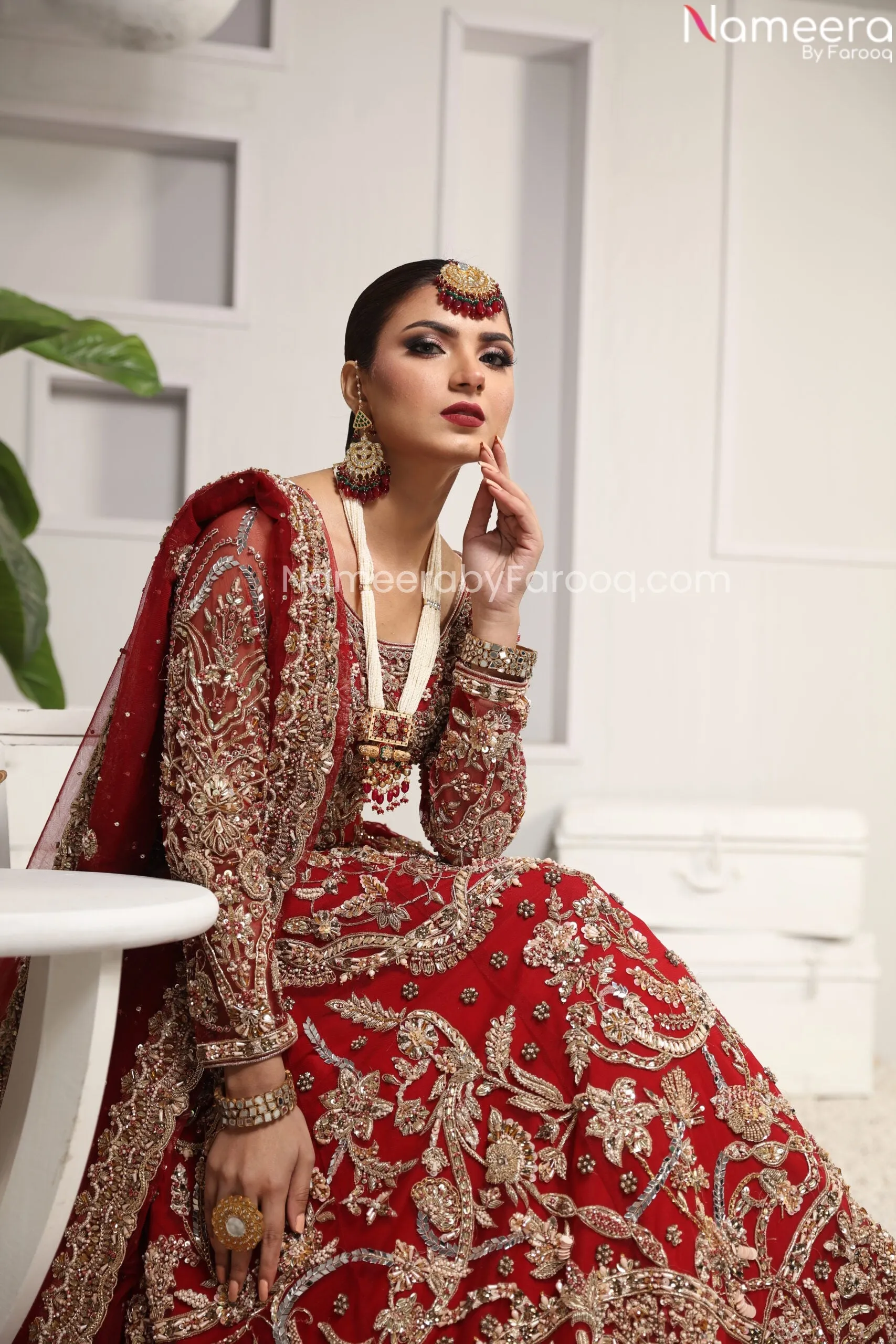 Designer Bridal Pakistani Lehenga Choli Dress #BN894