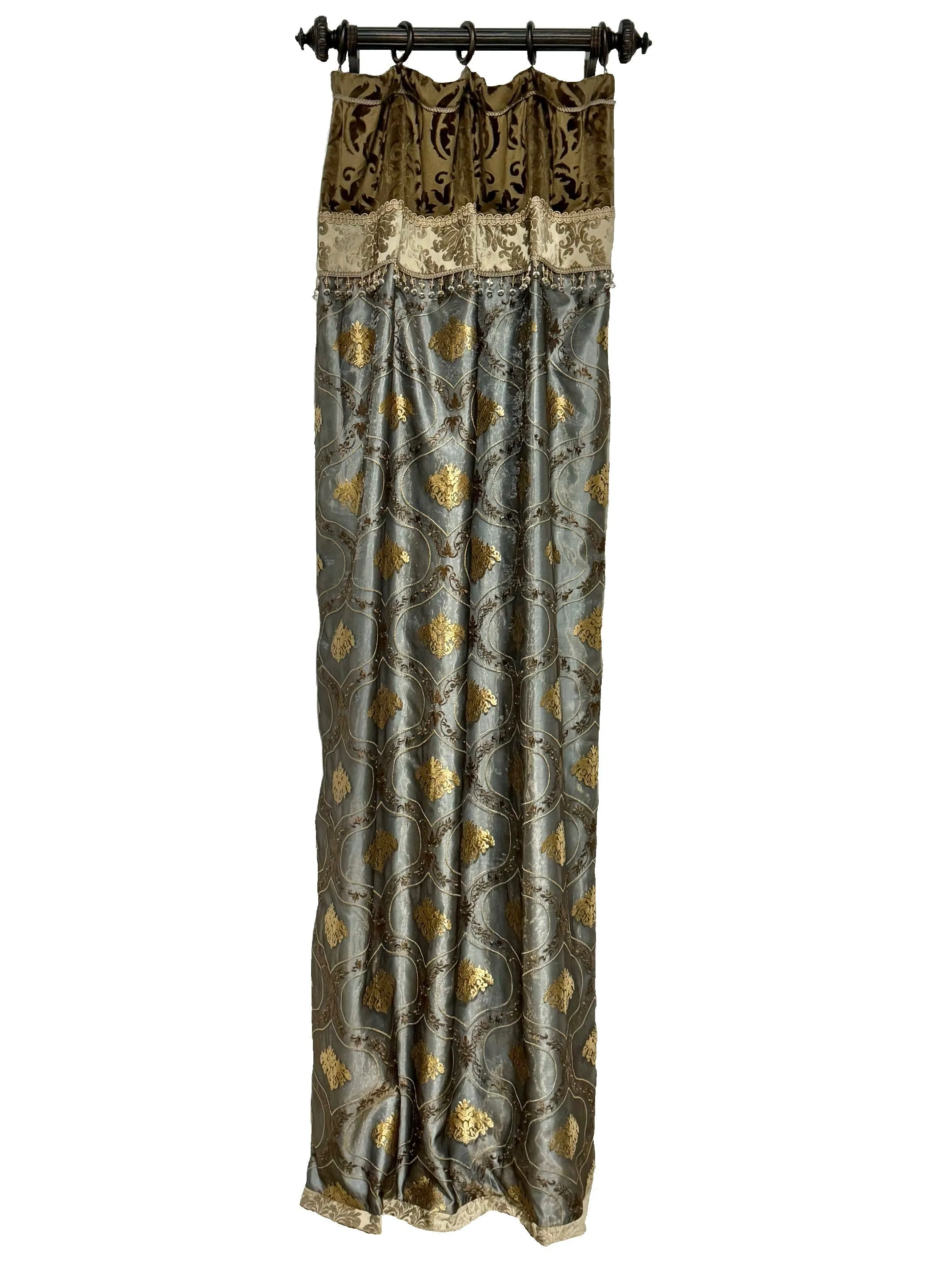 Designer Curtain Panel Style 7 Tranquility