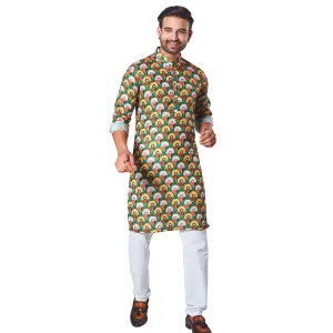 Designer Multi-Color  Pattern Kurta