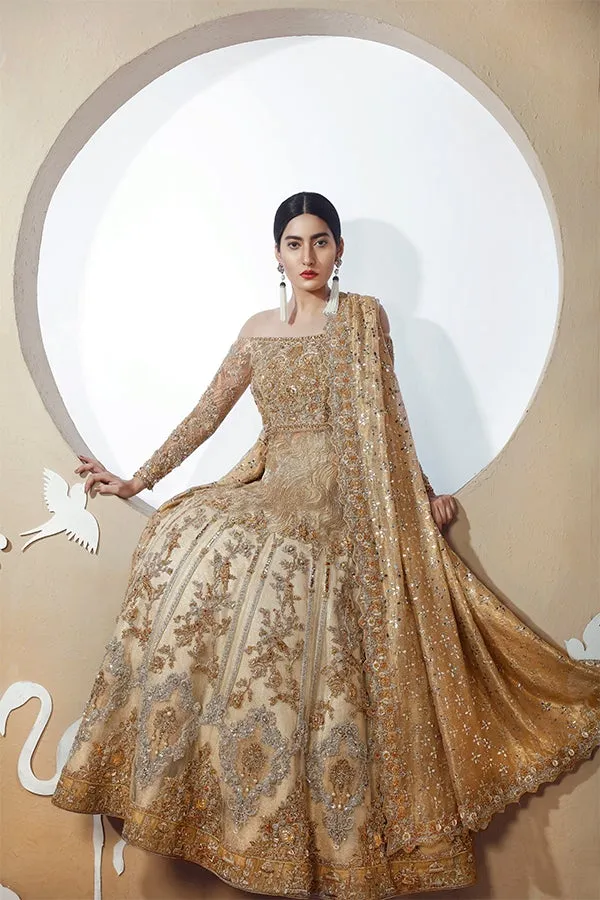 Designer Mustard Yellow Lehenga Bridal Dress #BN1139