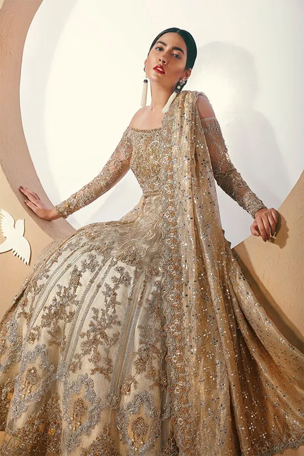 Designer Mustard Yellow Lehenga Bridal Dress #BN1139