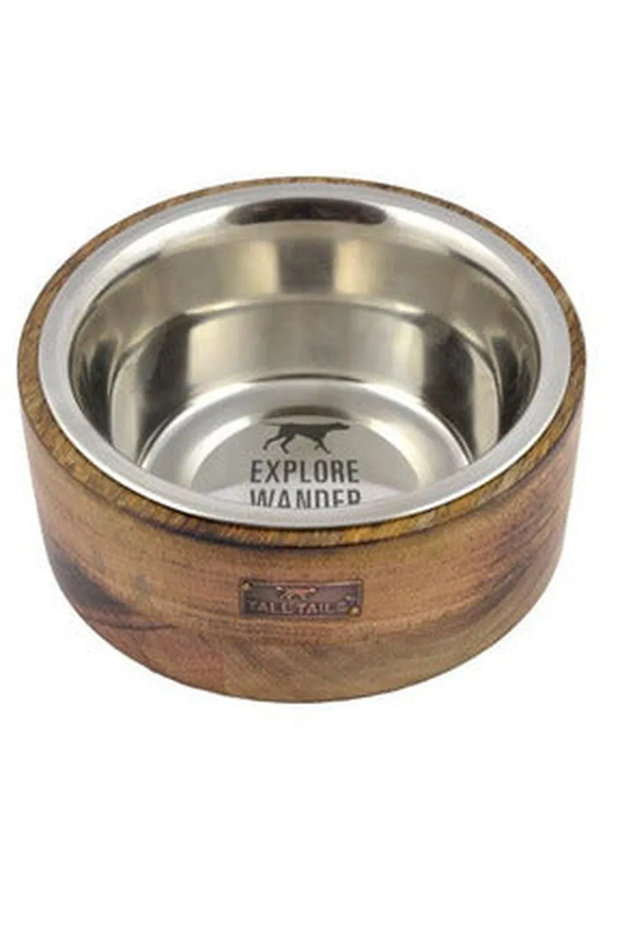 Designer Wooden Dog Bowl