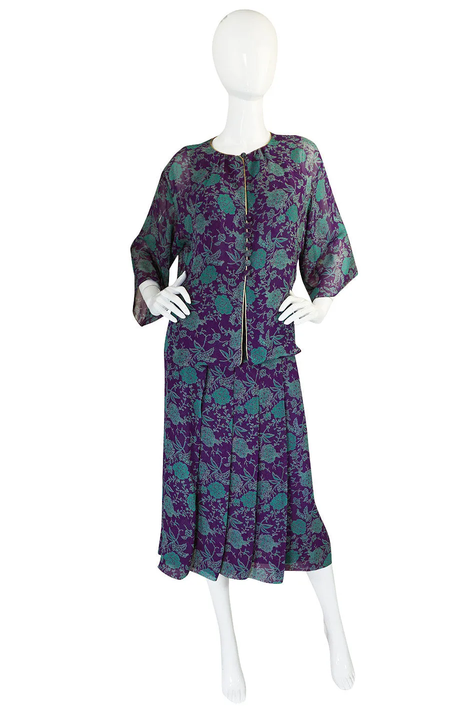 Documented 1976 Christian Dior Skirt & Jacket Set