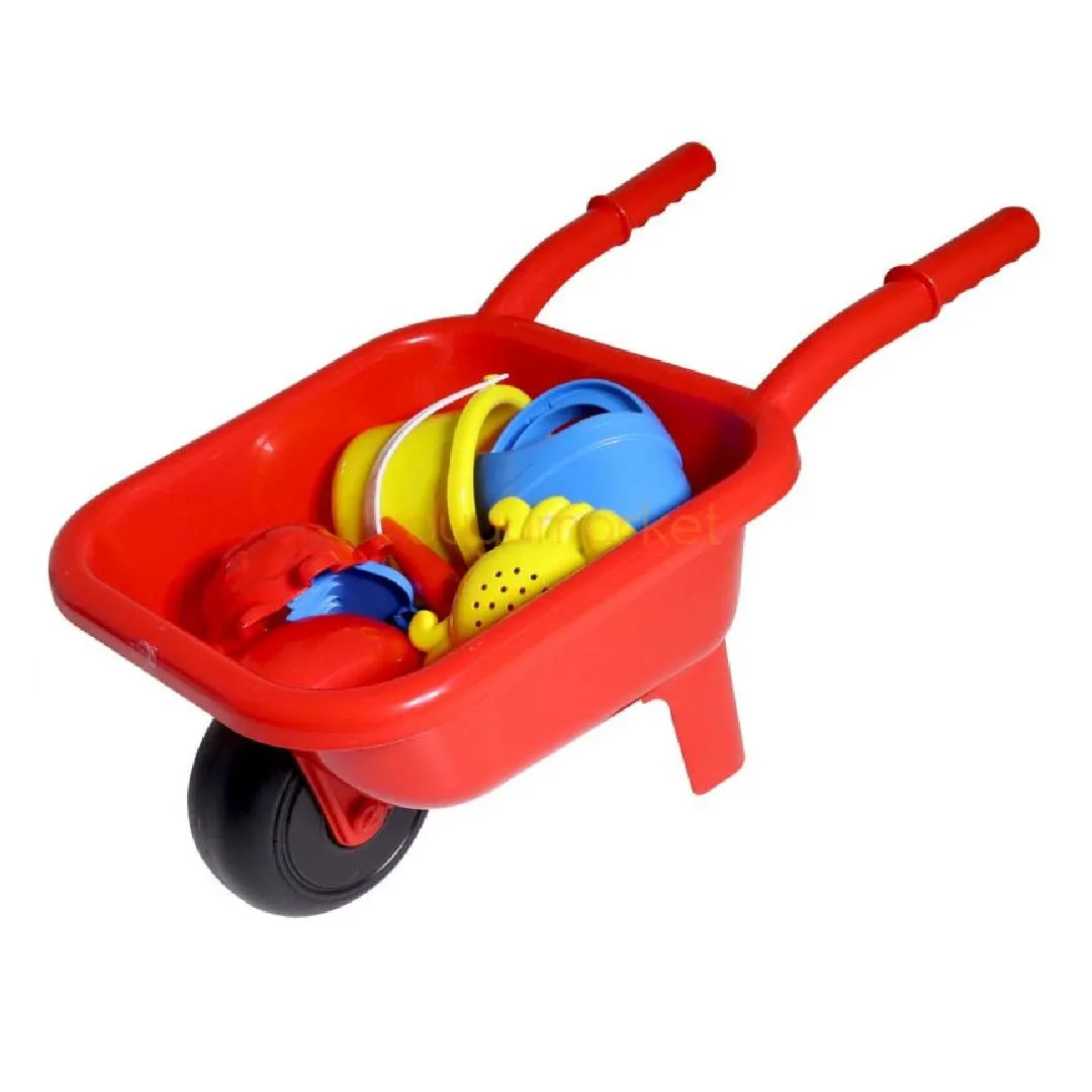 Dolu Plastic Wheelbarrow Beach Set