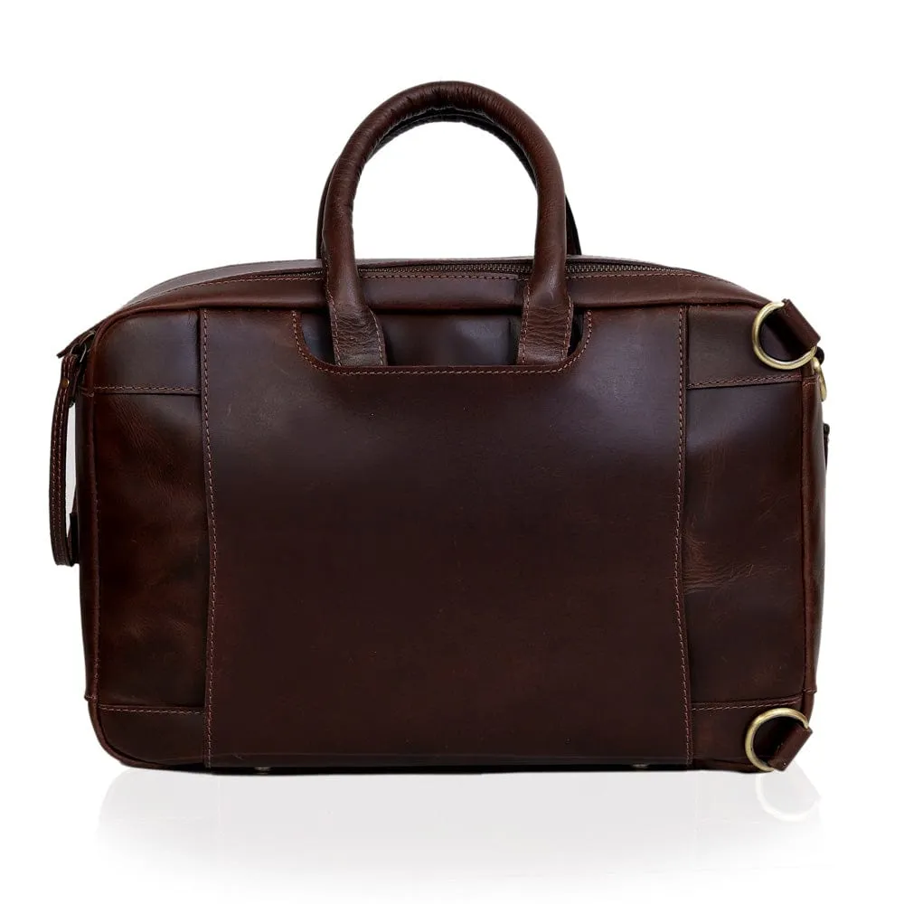 Donovan Handcrafted Leather Messenger/Backpack