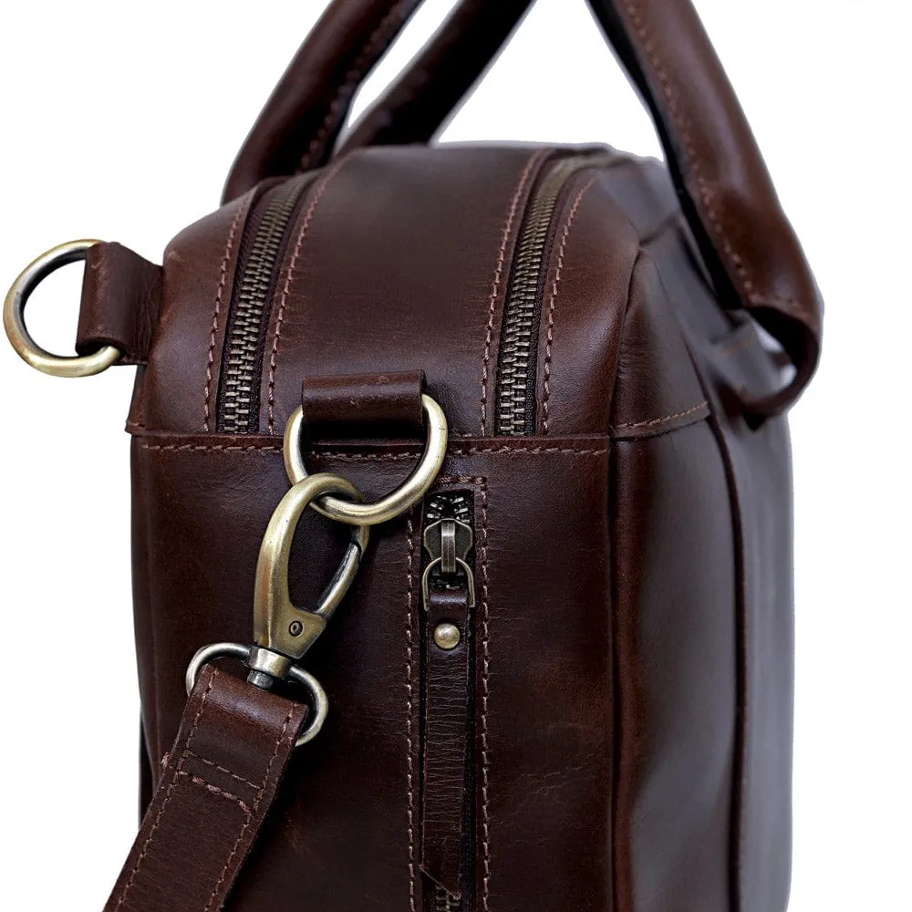 Donovan Handcrafted Leather Messenger/Backpack