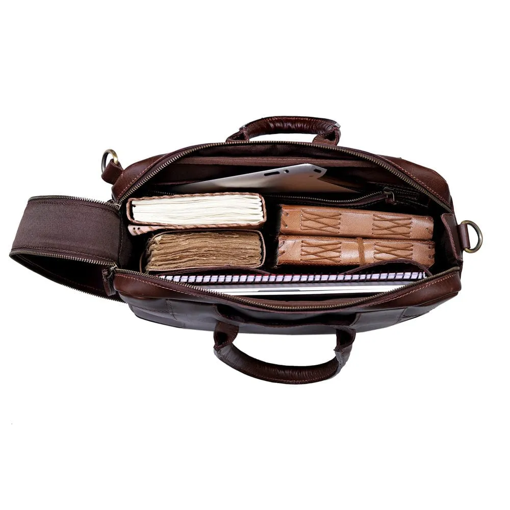 Donovan Handcrafted Leather Messenger/Backpack