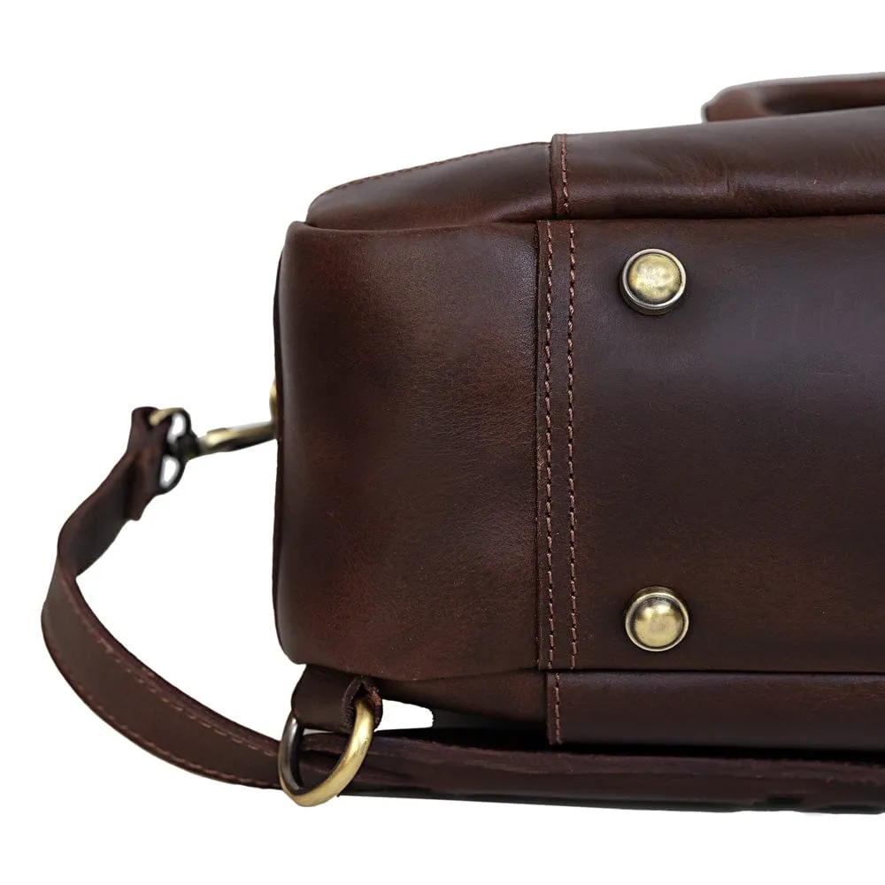 Donovan Handcrafted Leather Messenger/Backpack