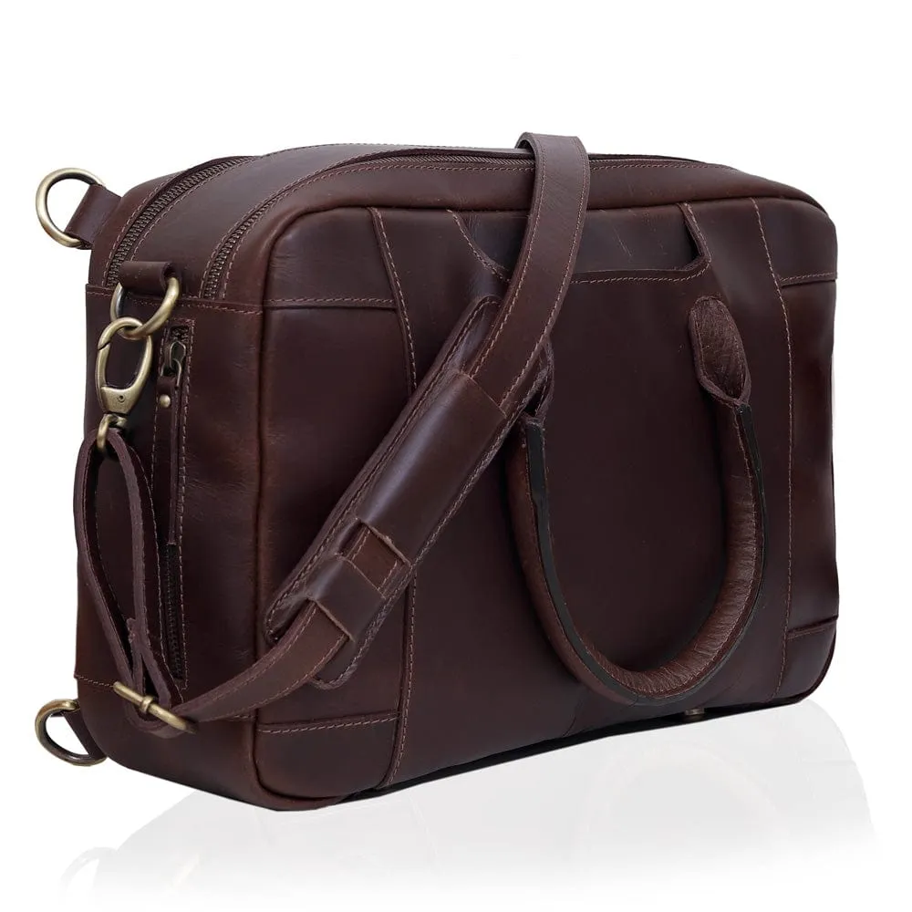 Donovan Handcrafted Leather Messenger/Backpack