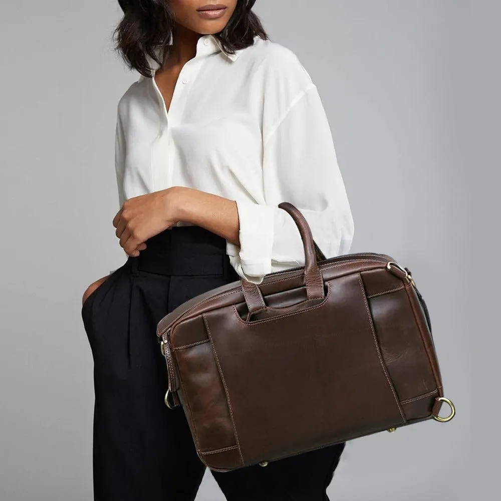 Donovan Handcrafted Leather Messenger/Backpack