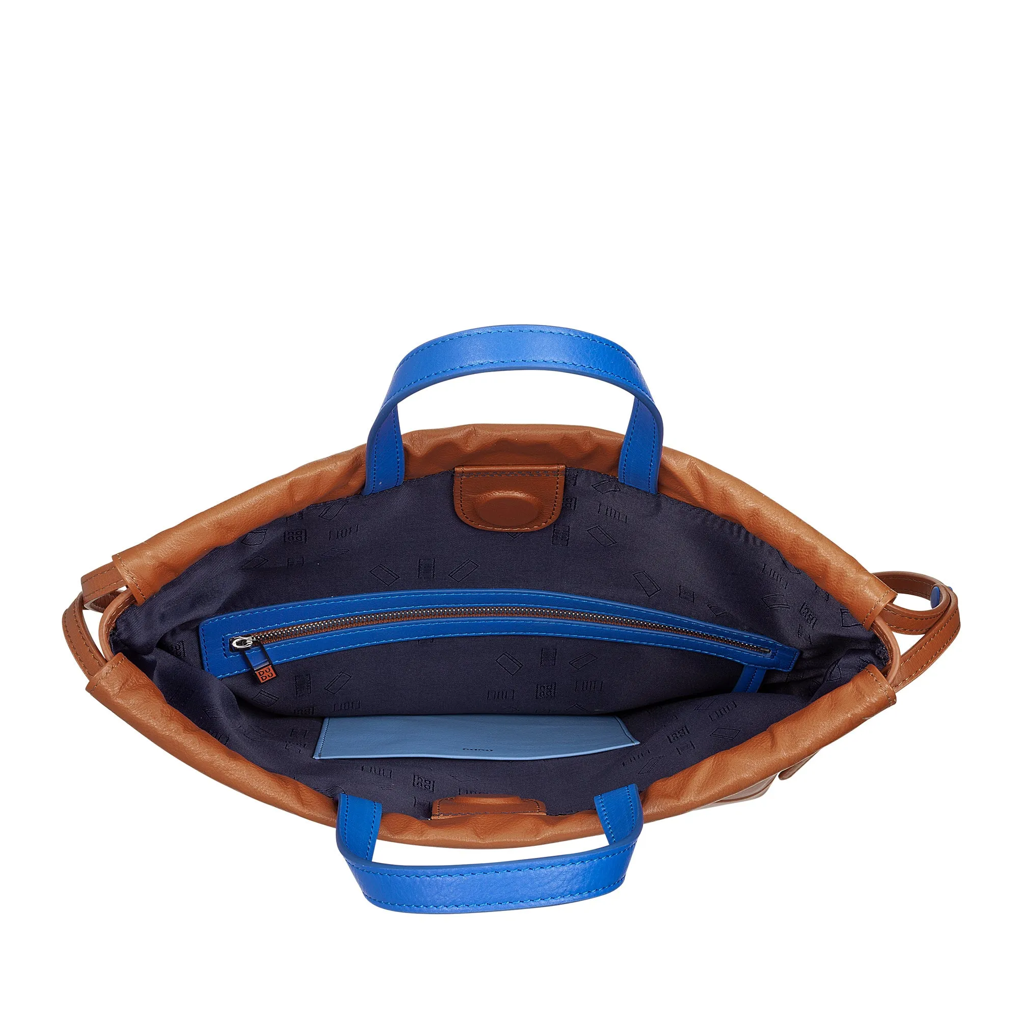 DuDu bag in Sacca in leather for fashion sports bag bag bag with coulisse and thin leather shoulder straps