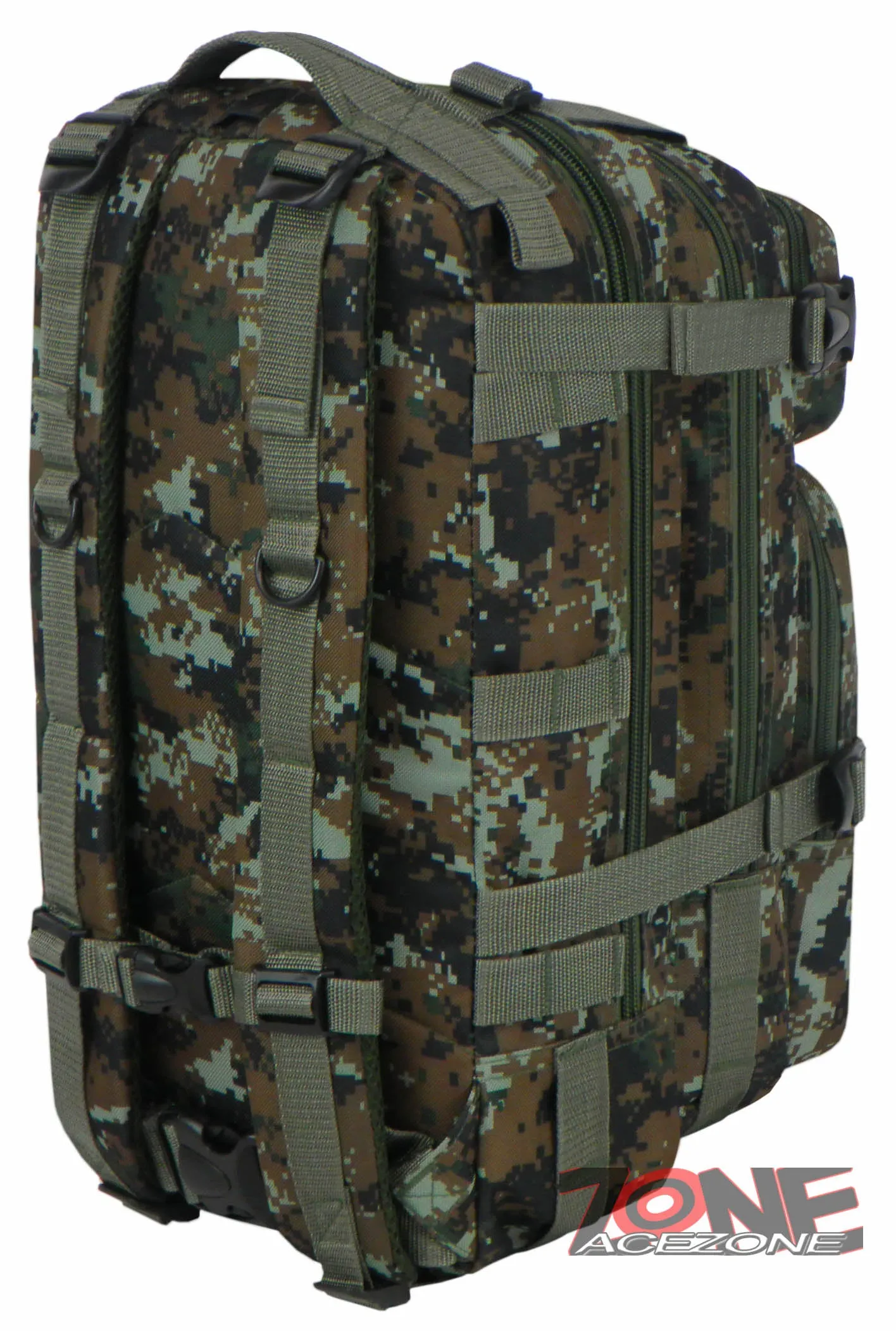 East West USA Tactical Molle Military Assault Hunting Backpack RTC502 GREEN ACU