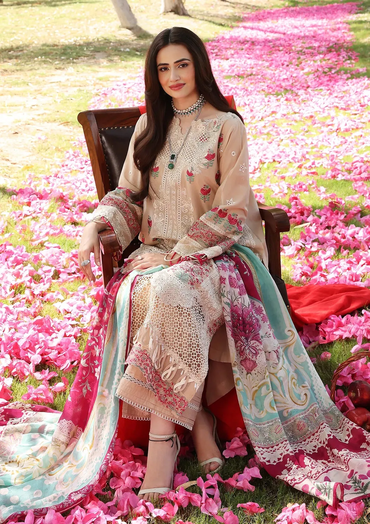 ECF-12 ANNA |  Elaf Premium festive Chikankari colletion2023