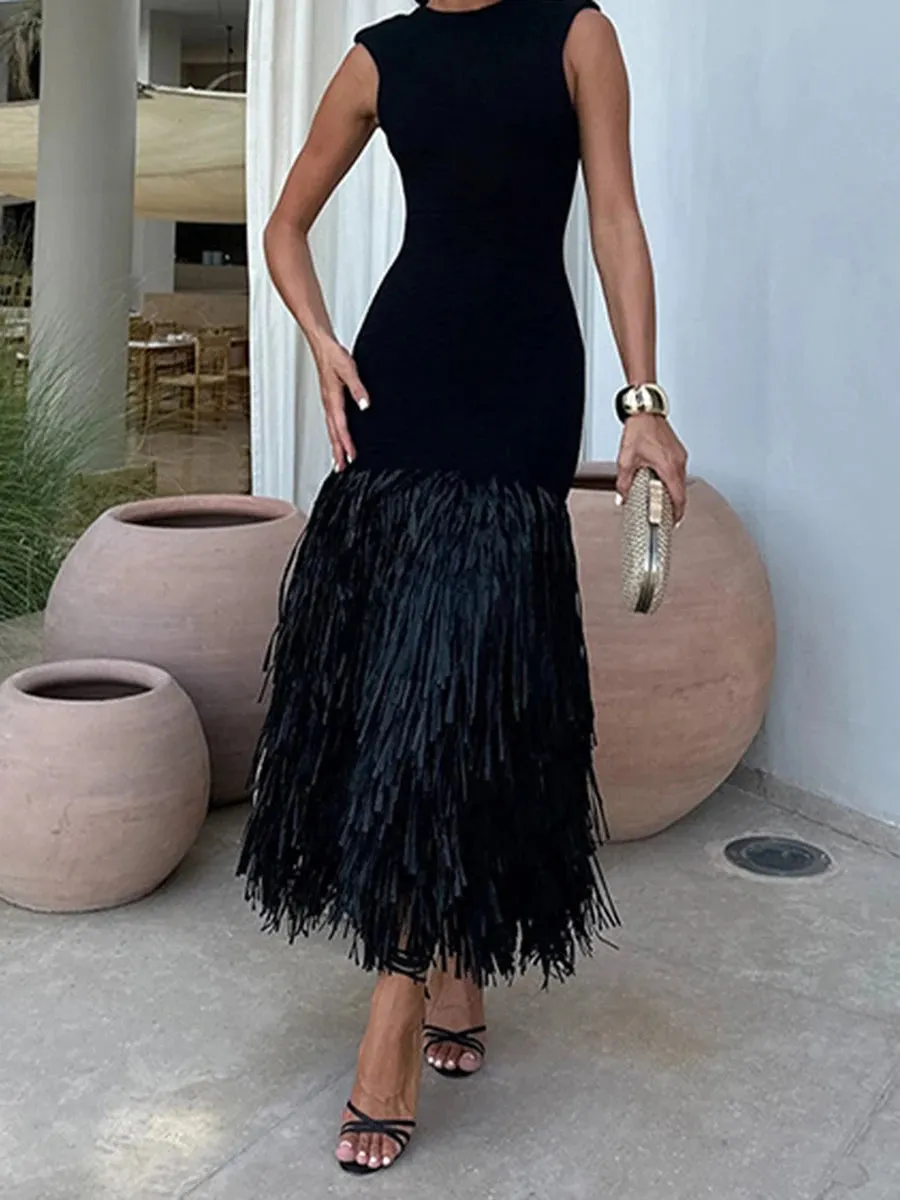Elsie Tassel Designer Dress