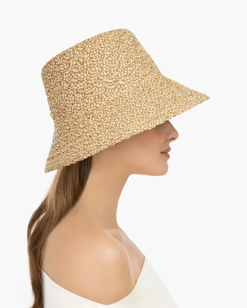 Eric Javits Valeria Bucket Hat in Peanut
