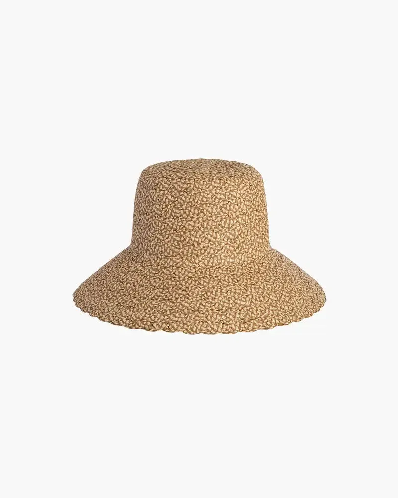 Eric Javits Valeria Bucket Hat in Peanut