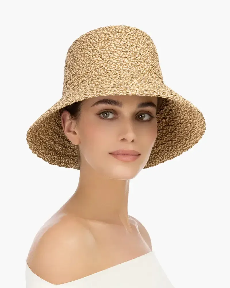 Eric Javits Valeria Bucket Hat in Peanut