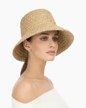 Eric Javits Valeria Bucket Hat in Peanut