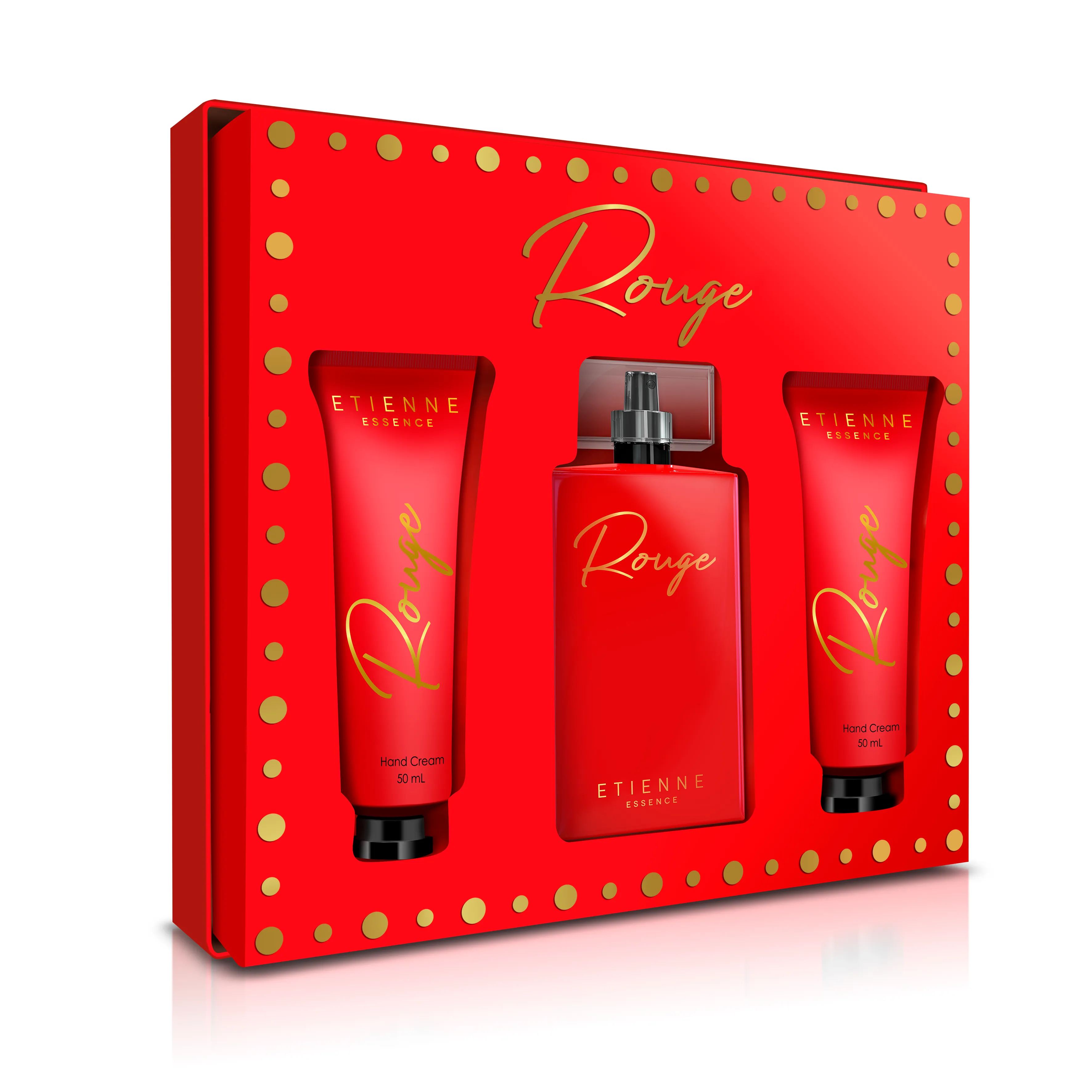 Etienne Essence Rouge 100ml    2 Hand Cream 50ml EDP