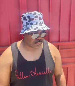 Fallon Aurielle Signature Fly Cow Bucket Hat (Red)