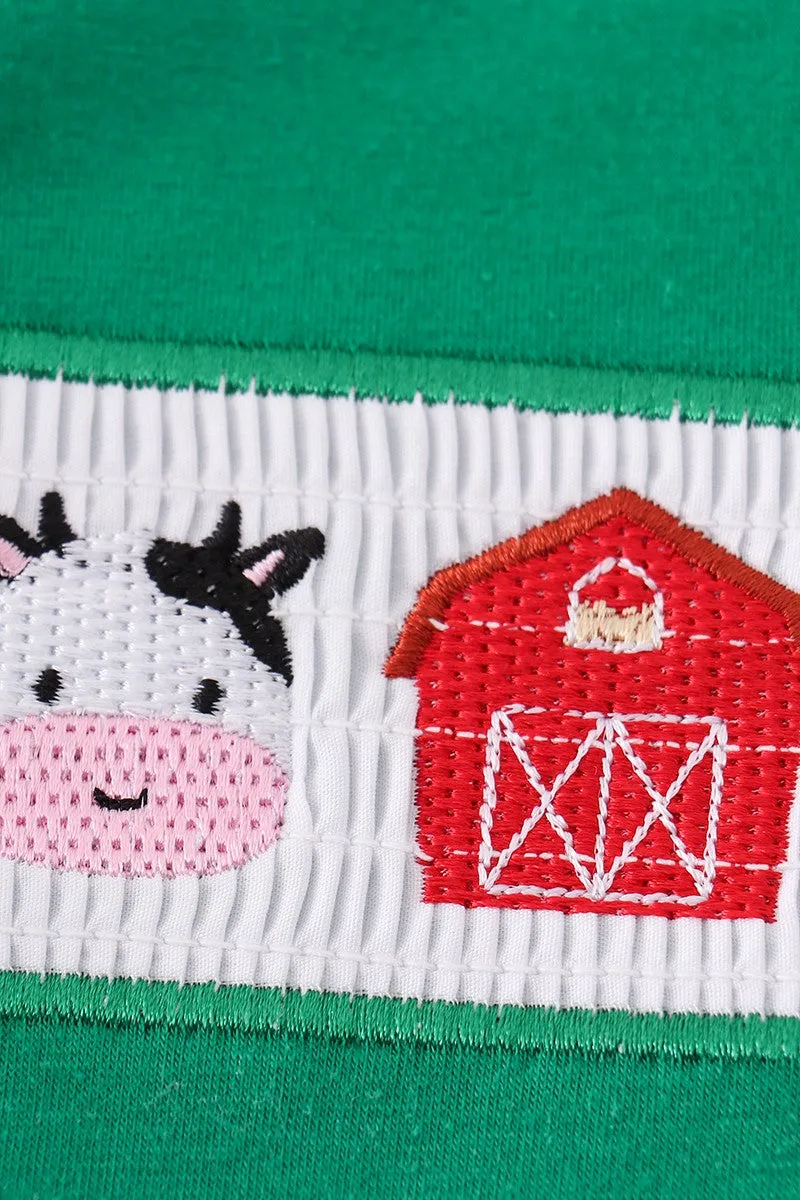 Farm Smocked Bloomer Set