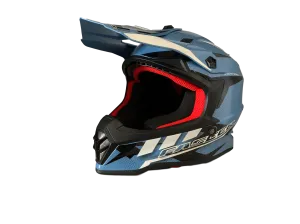 Faseed 608 Kids Blue/Metal/Black Helmet
