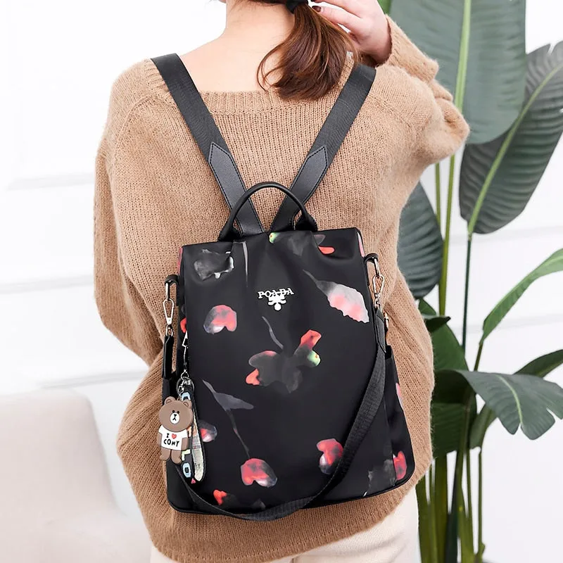 Fashion Anti Theft Waterproof Women Backpack