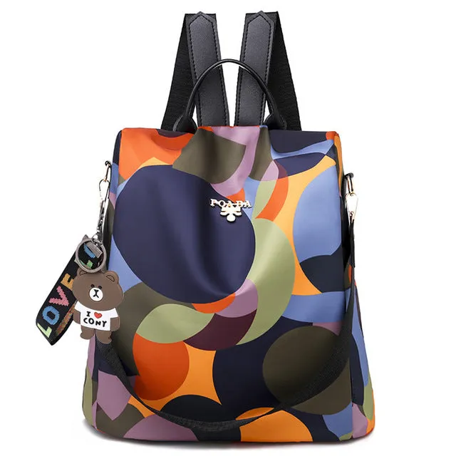Fashion Anti Theft Waterproof Women Backpack