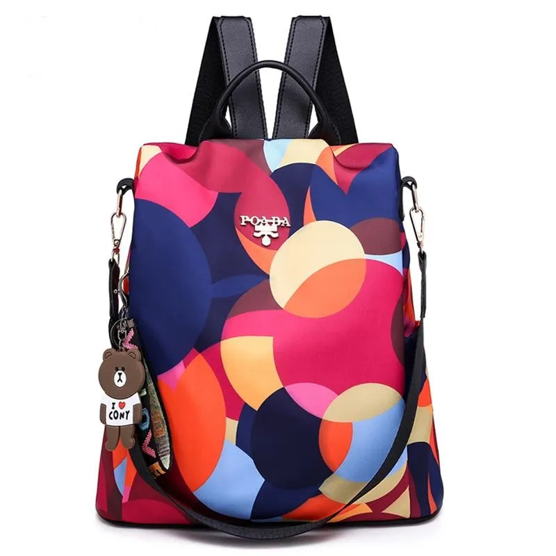 Fashion Anti Theft Waterproof Women Backpack