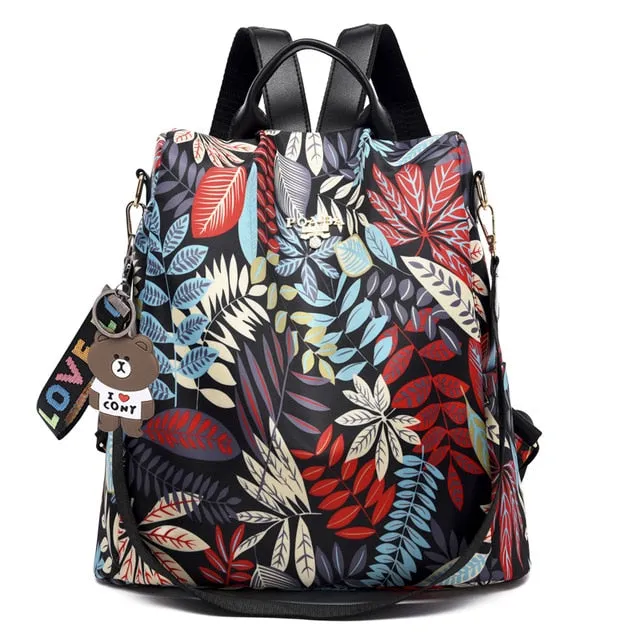 Fashion Anti Theft Waterproof Women Backpack