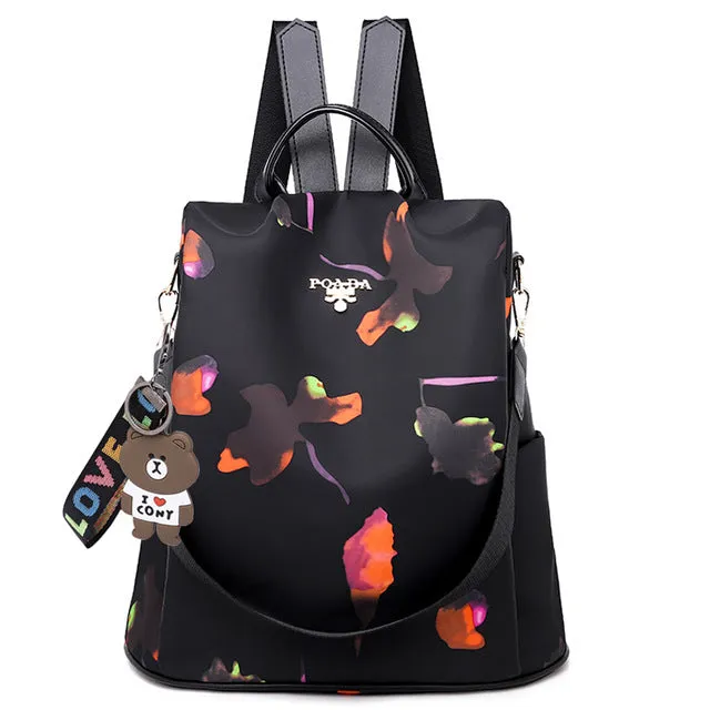 Fashion Anti Theft Waterproof Women Backpack