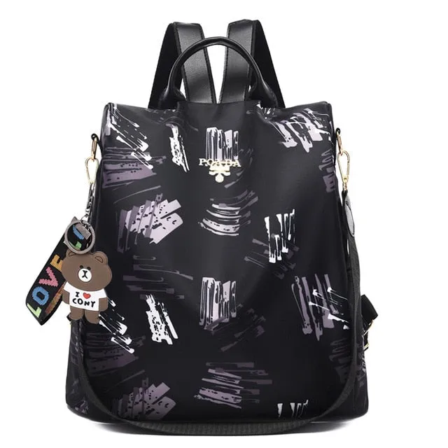 Fashion Anti Theft Waterproof Women Backpack
