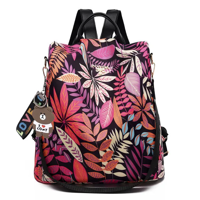 Fashion Anti Theft Waterproof Women Backpack