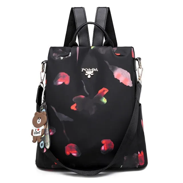 Fashion Anti Theft Waterproof Women Backpack