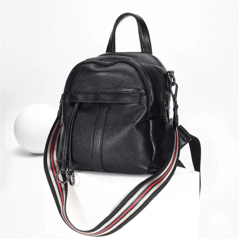 Fashion Black Small Backpack