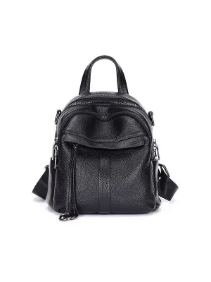 Fashion Black Small Backpack