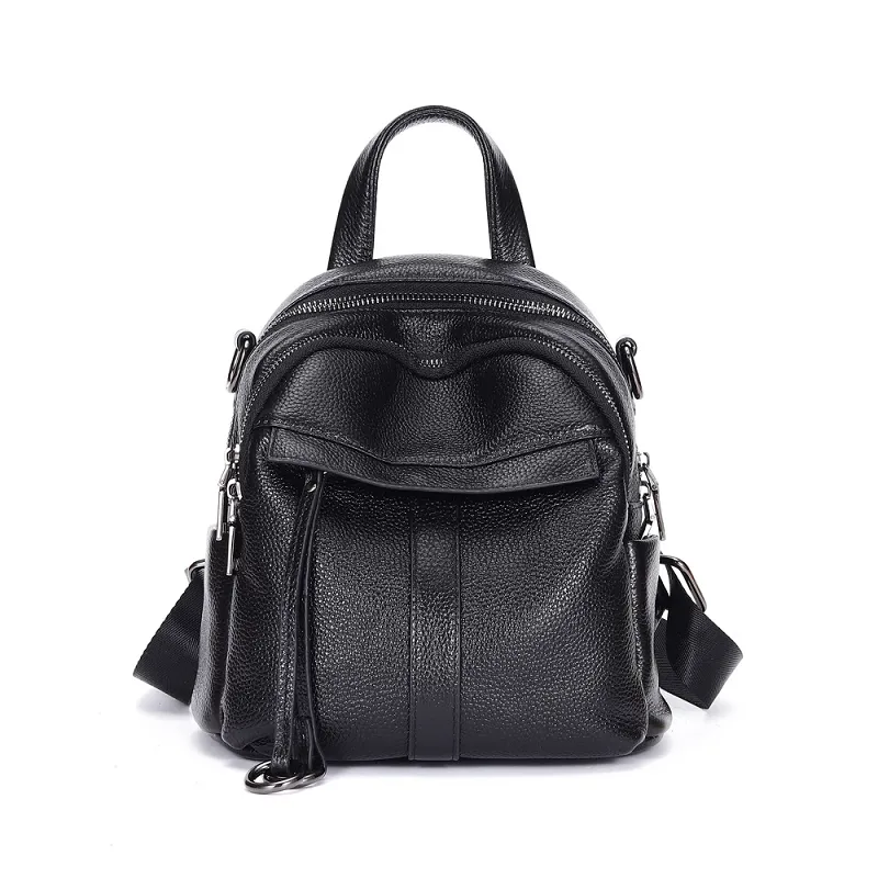 Fashion Black Small Backpack