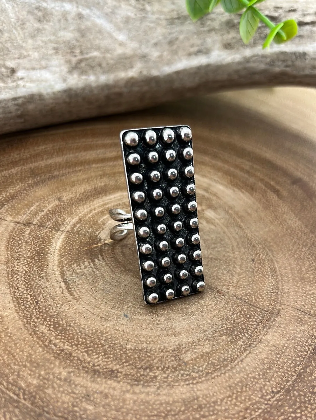 Fashion Western Rectangle Ring