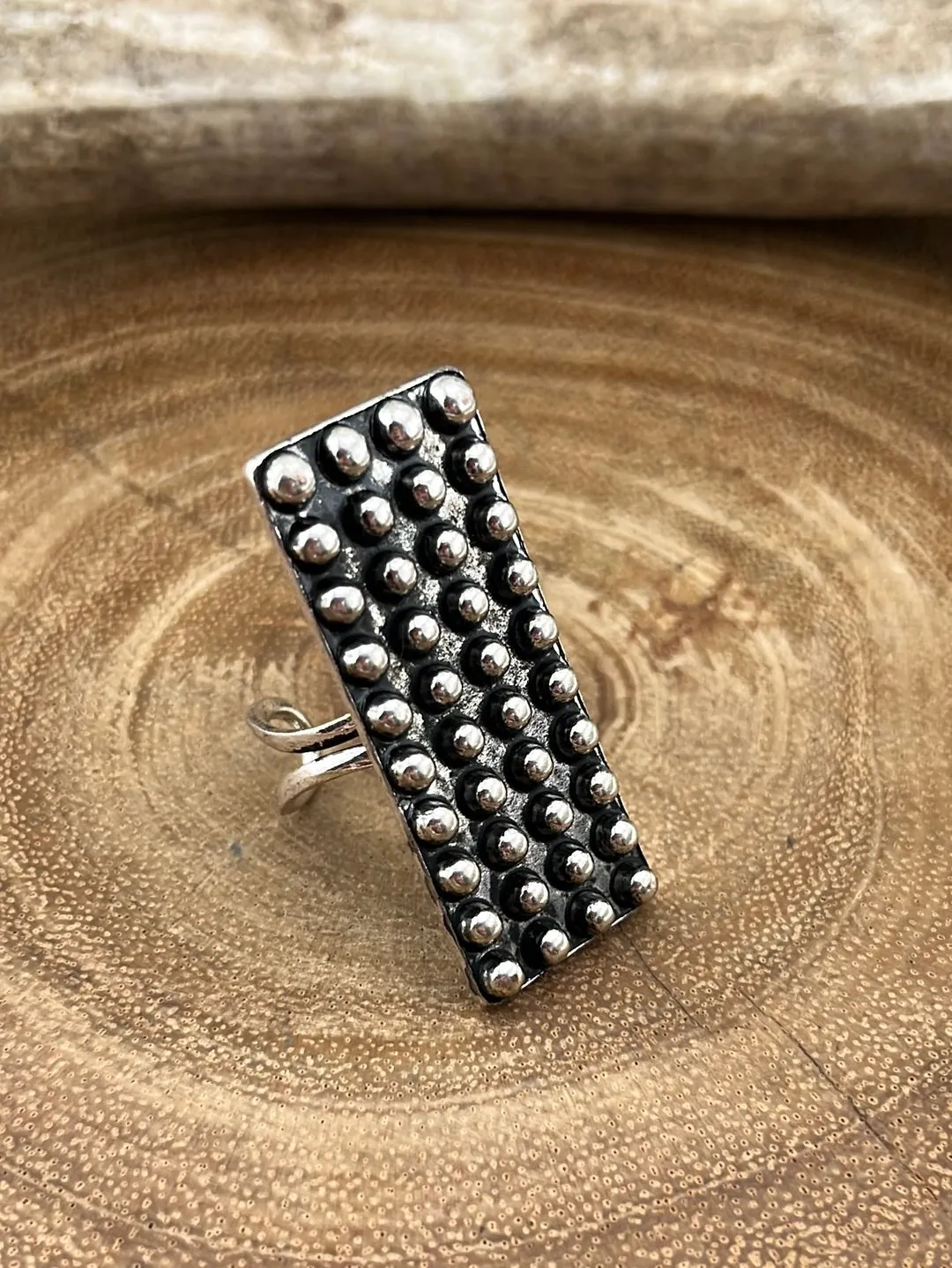 Fashion Western Rectangle Ring